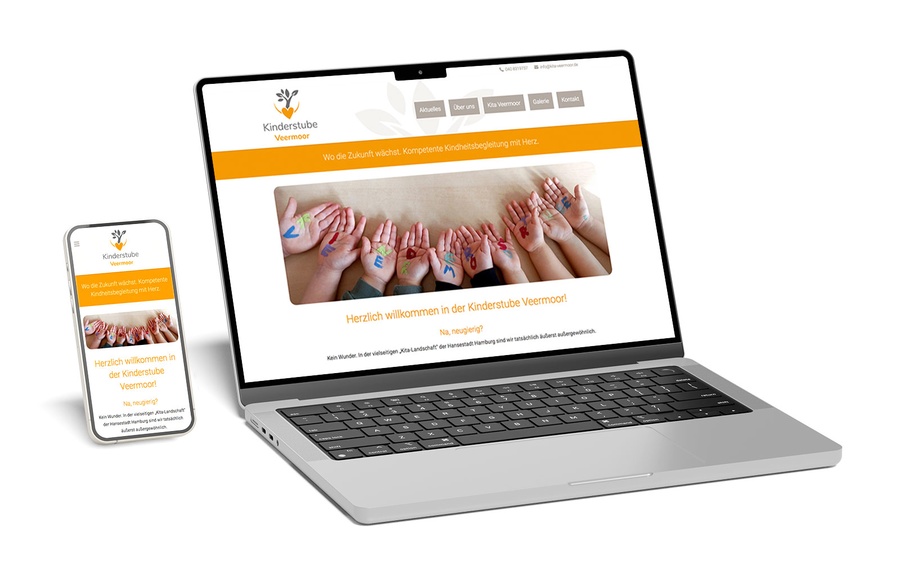 Website Kita Veermoor und Kita KiBiZ